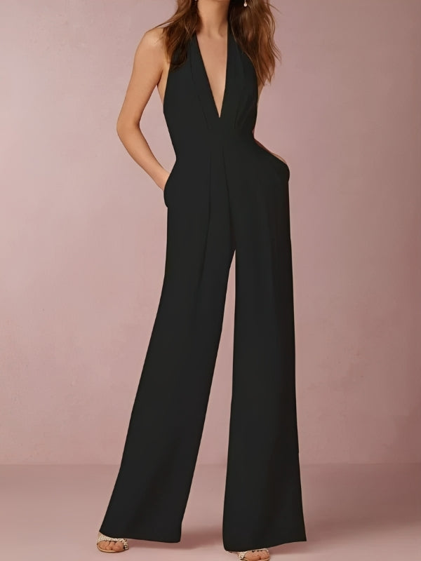 Women's Stylish Wide-Leg Jumpsuit