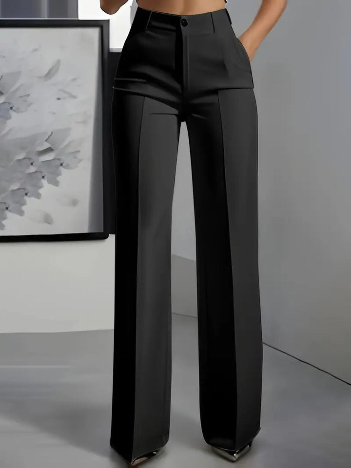 Women's Classic Fit Black Trousers