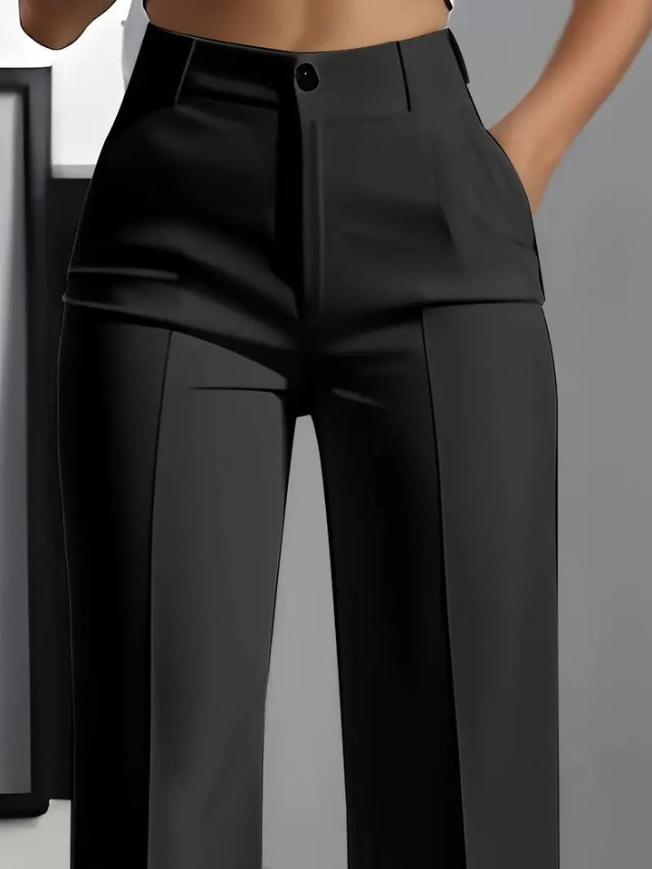 Women's Classic Fit Black Trousers