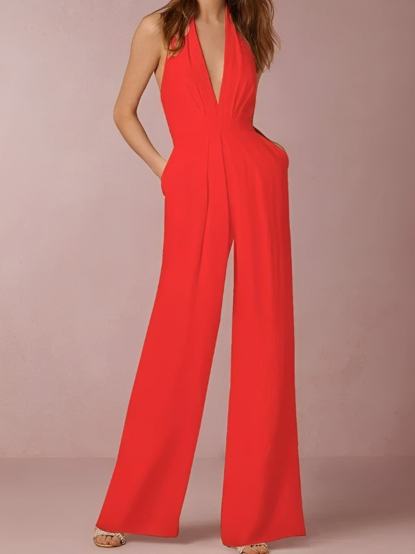 Women's Stylish Wide-Leg Jumpsuit