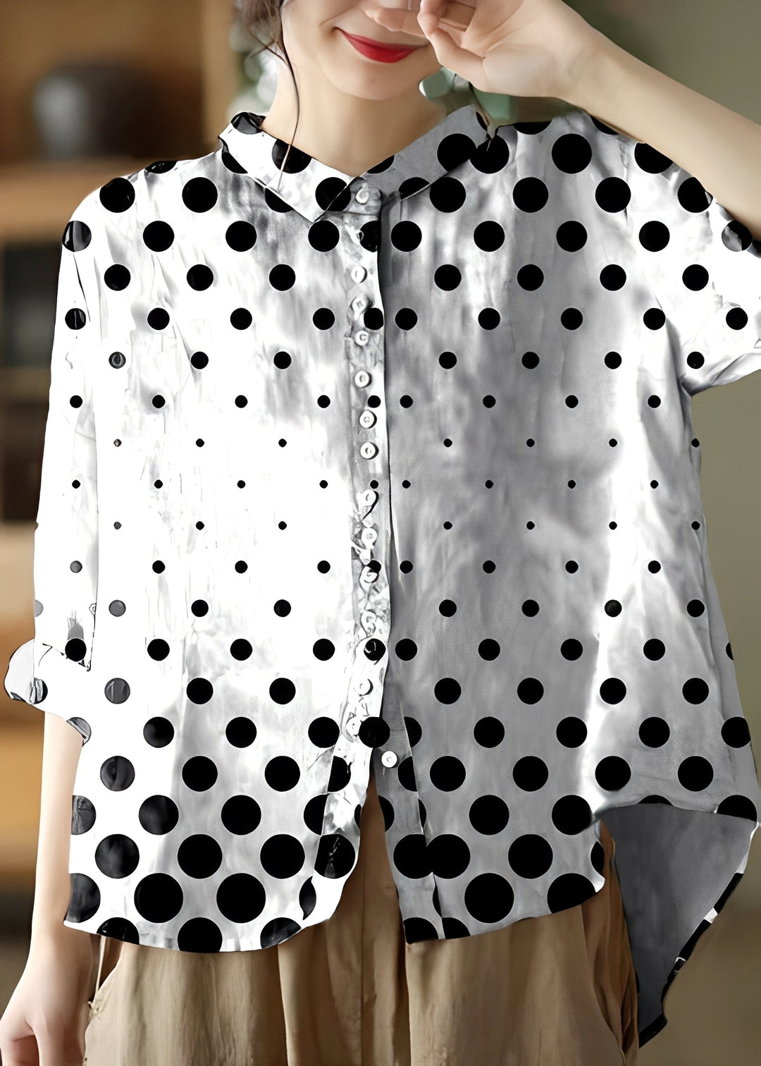 Tianna | Women's Classic Long-Sleeve Blouse