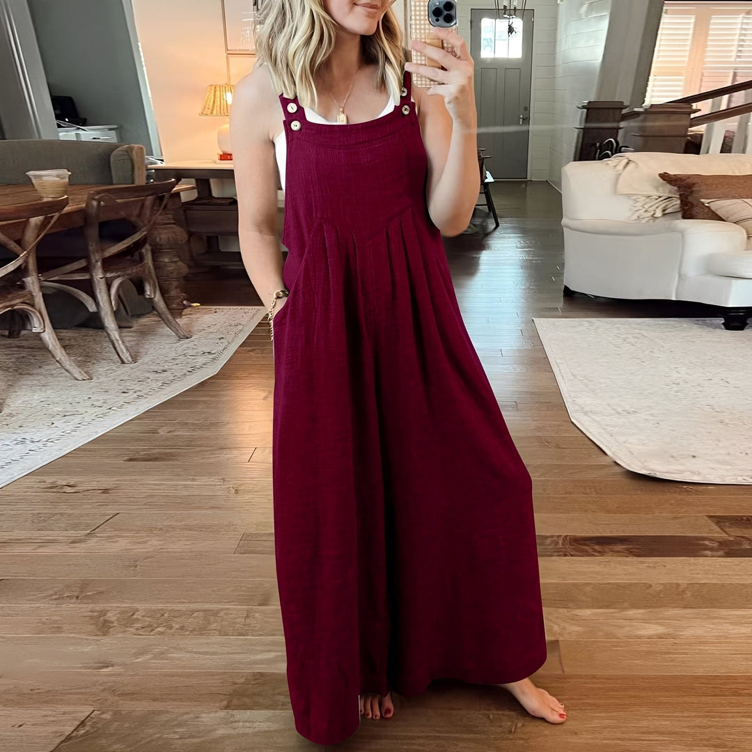 Women's Wide Leg Jumpsuit, Stylish and Chic