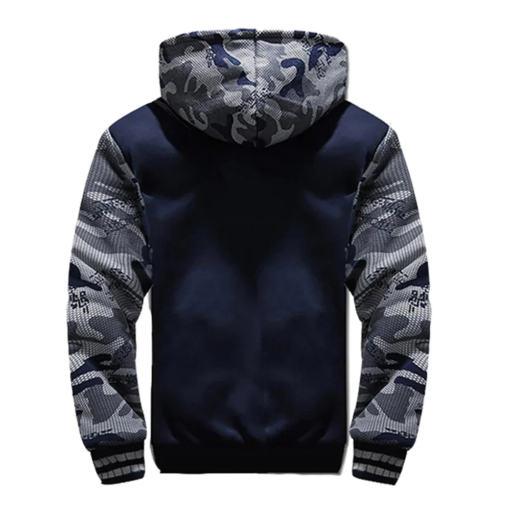 Men's Winter Hoodie – Thick Design for Warmth and Comfort