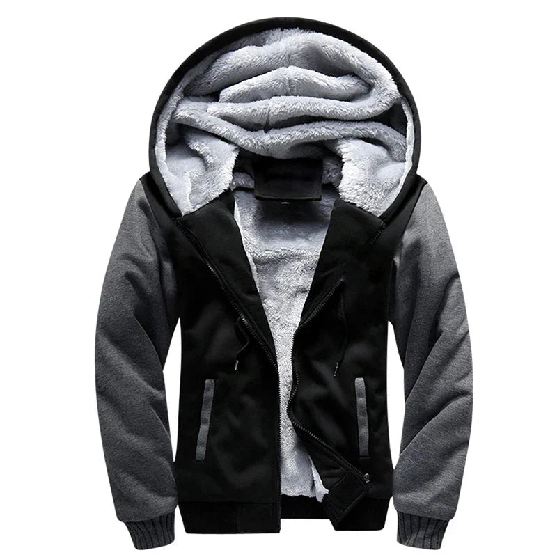 Men's Winter Hoodie – Thick Design for Warmth and Comfort