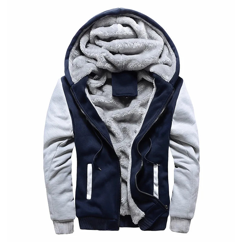 Men's Winter Hoodie – Thick Design for Warmth and Comfort