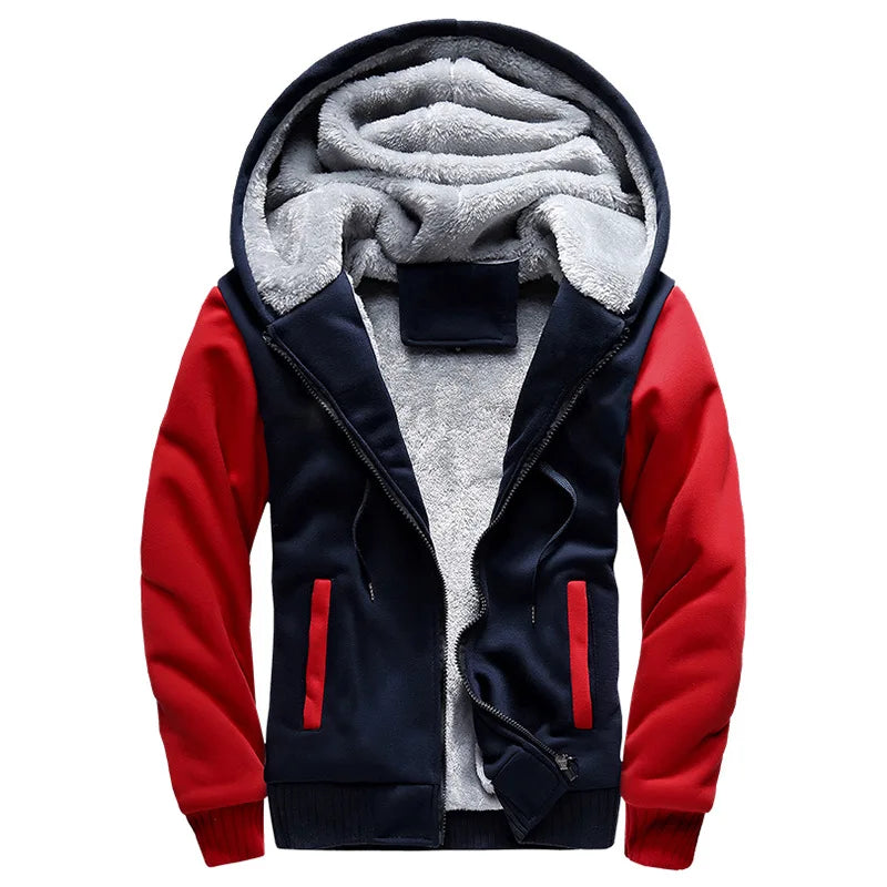 Men's Winter Hoodie – Thick Design for Warmth and Comfort