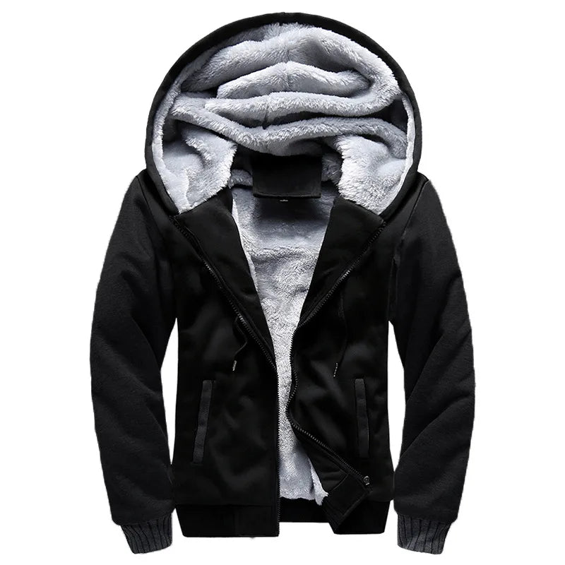 Men's Winter Hoodie – Thick Design for Warmth and Comfort