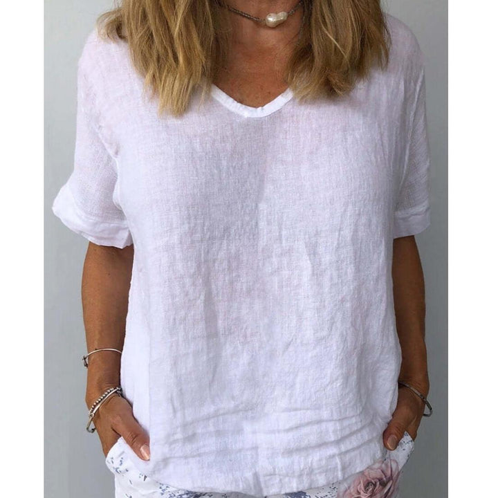 Jamie | Women's Casual Relaxed Fit Short Sleeve Top
