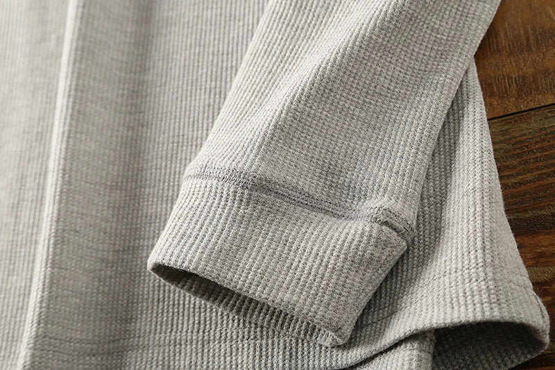 Jeff | Men's Long Sleeve Casual Henley Shirt