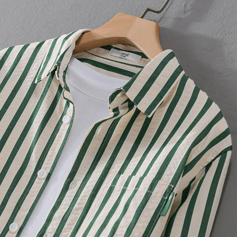 Jonas | Men's Striped Long Sleeve Shirt