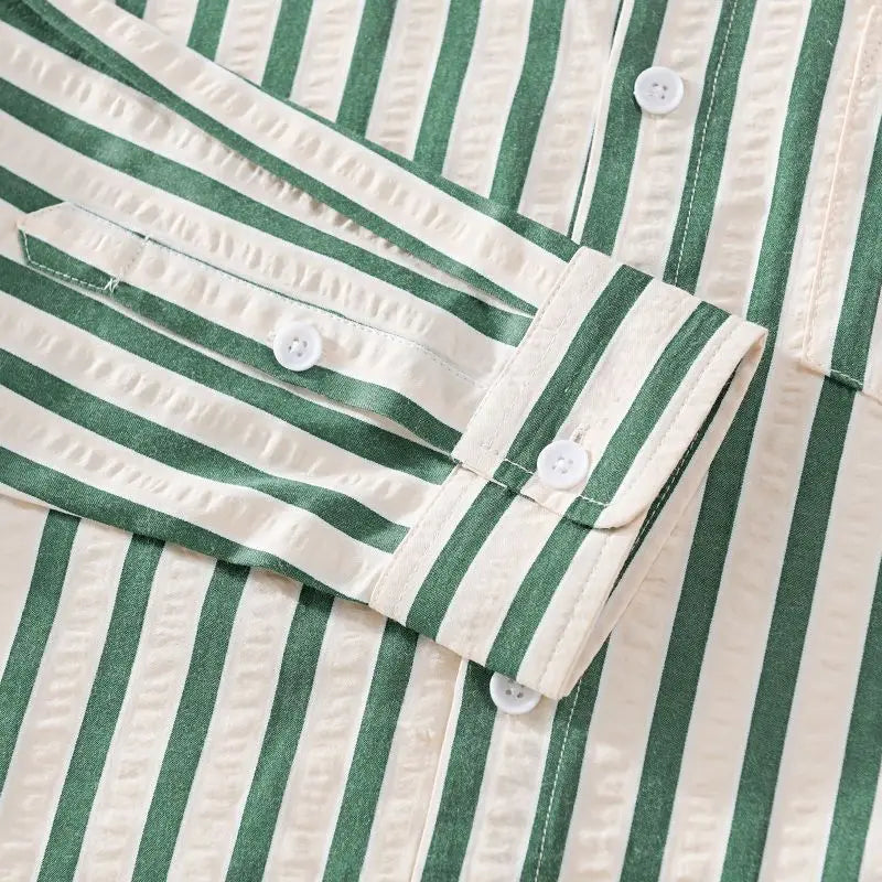 Jonas | Men's Striped Long Sleeve Shirt