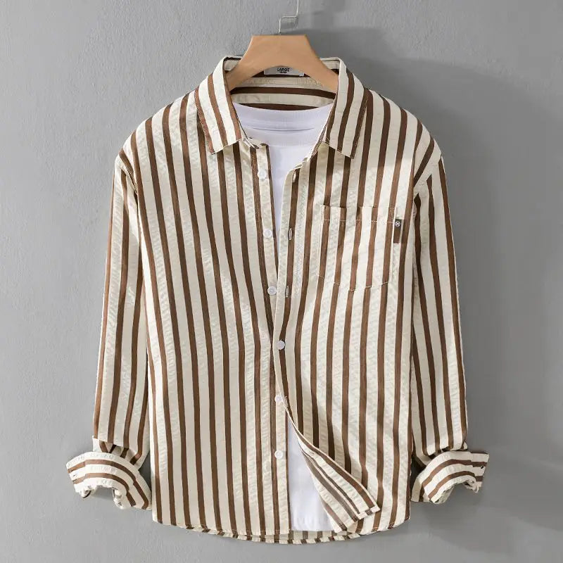 Jonas | Men's Striped Long Sleeve Shirt