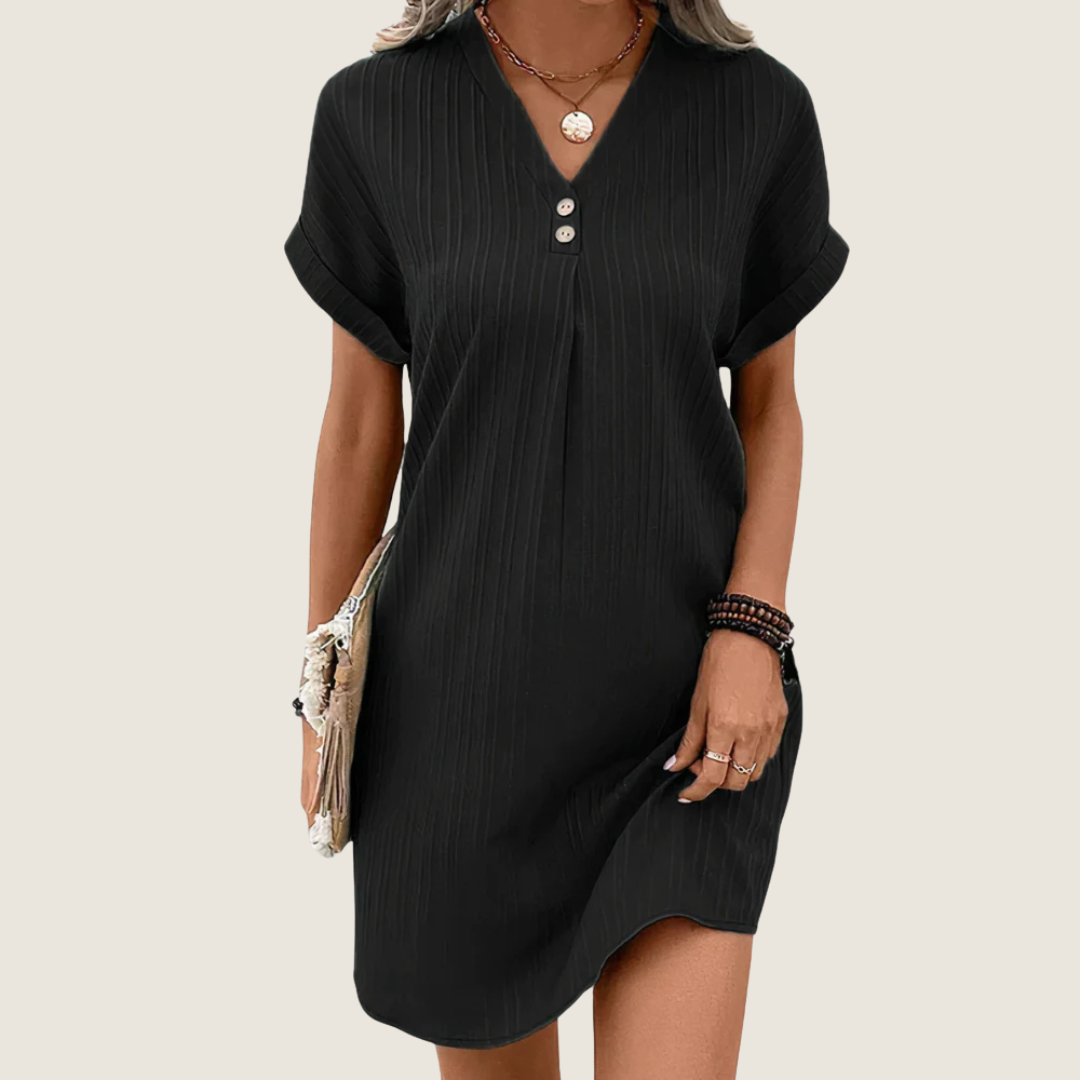 Judie | Women's V-Neck Casual Mini Dress