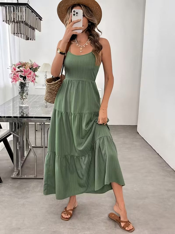 Judith | Women's Sleeveless A-Line Maxi Dress Alternative