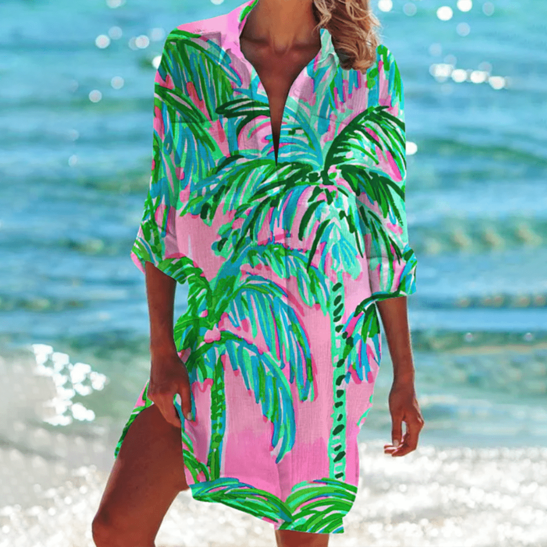 Karen | Women's Casual Button-Down Mini Dress