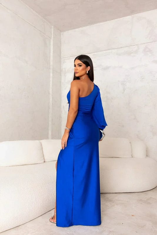 Karen | Women's One Shoulder Maxi Evening Dress