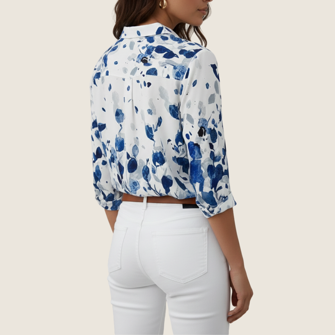 Katelyn | Women's Floral Button-Down Blouse