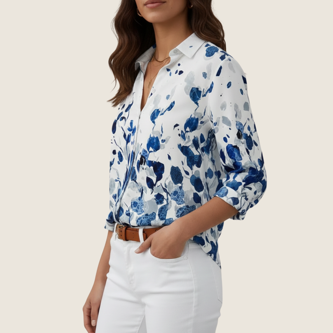 Katelyn | Women's Floral Button-Down Blouse