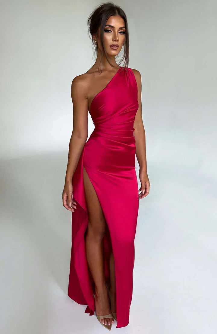 Kendra | Women's One Shoulder Long Maxi Dress