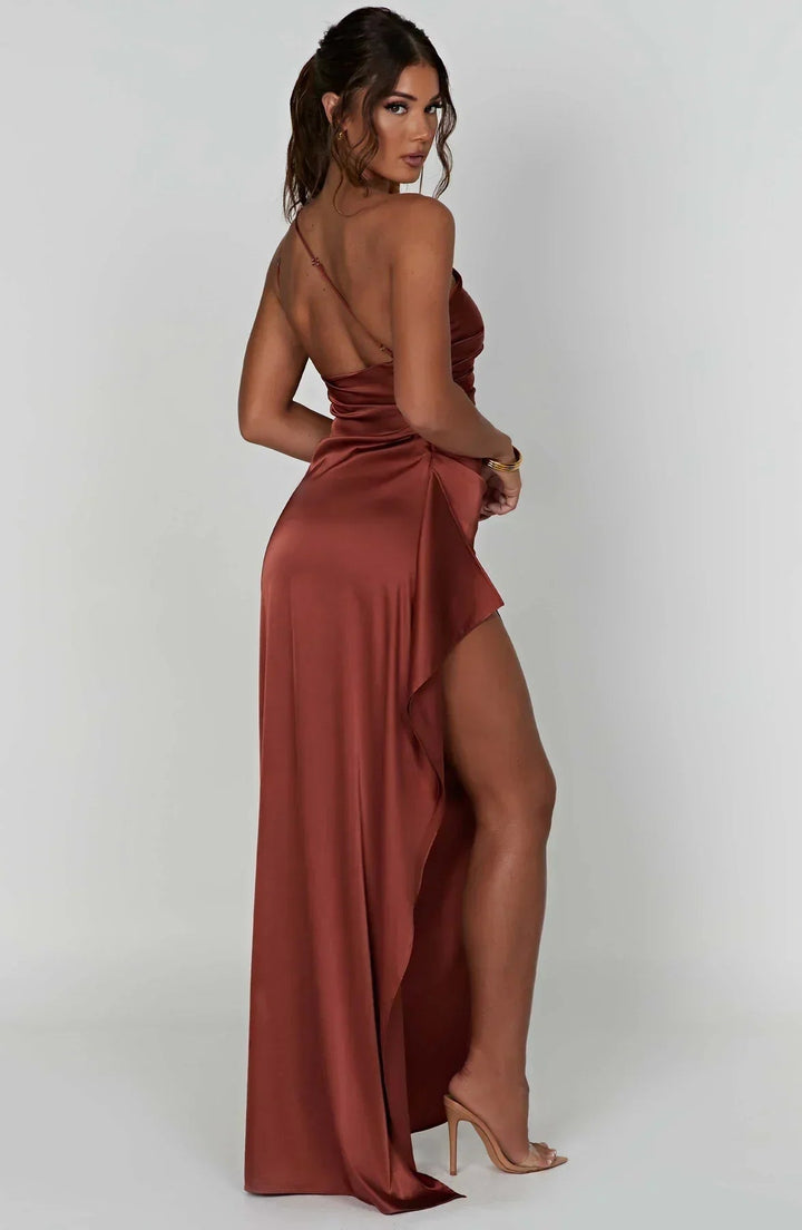 Kendra | Women's One Shoulder Long Maxi Dress