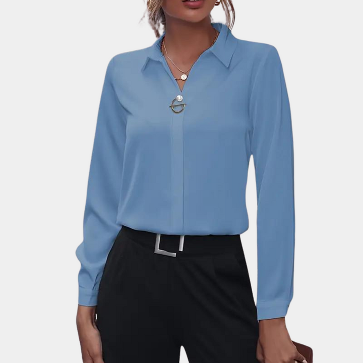 Kiara | Women's Long Sleeve Button-Down Shirt