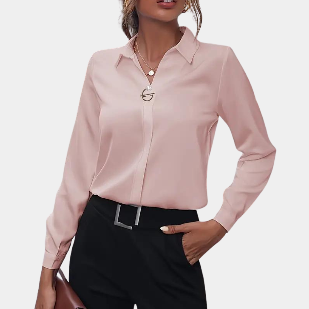 Kiara | Women's Long Sleeve Button-Down Shirt