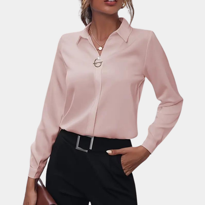 Kiara | Women's Long Sleeve Button-Down Shirt