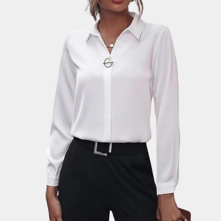 Kiara | Women's Long Sleeve Button-Down Shirt