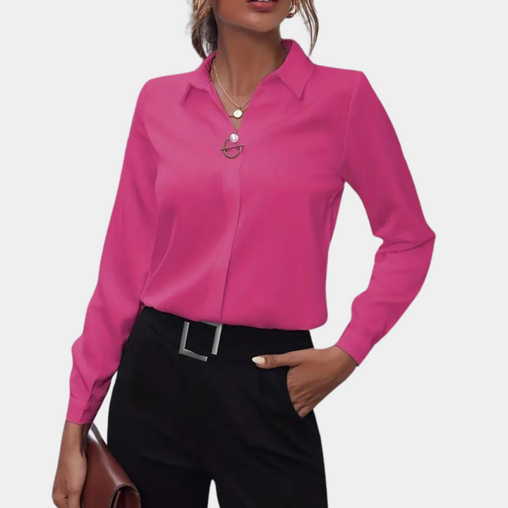 Kiara | Women's Long Sleeve Button-Down Shirt