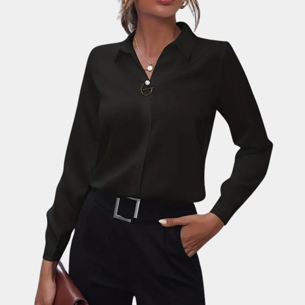 Kiara | Women's Long Sleeve Button-Down Shirt