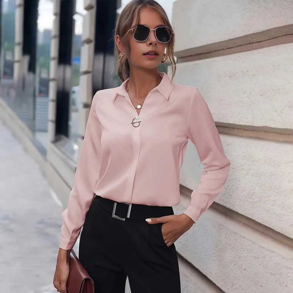 Kiara | Women's Long Sleeve Button-Down Shirt