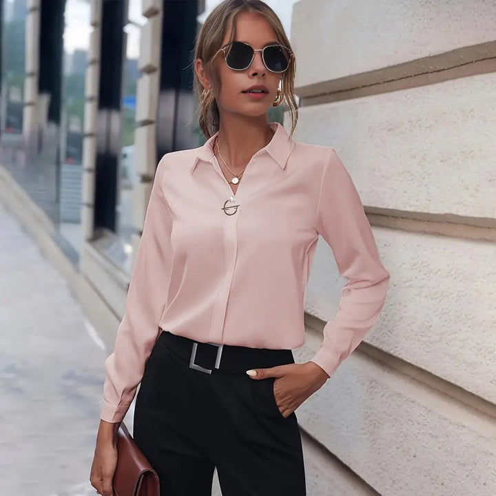 Kiara | Women's Long Sleeve Button-Down Shirt