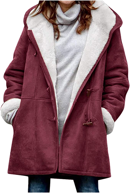 Winddichte, wasserabweisende und wasserdichte Winterjacke für Damen