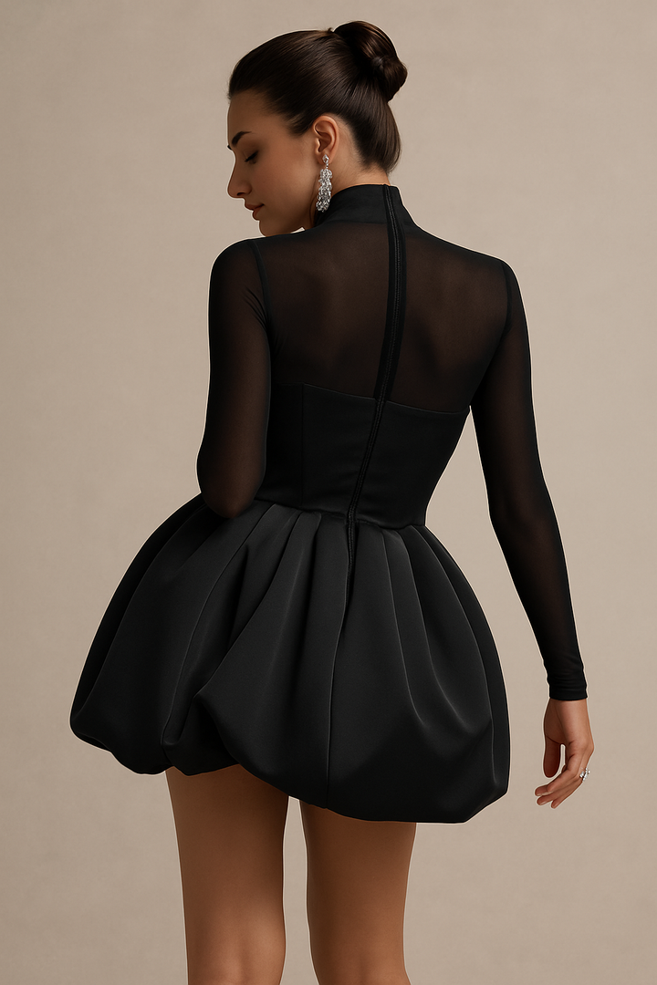 Kristen | Women's Long Sleeve Fit and Flare Dress