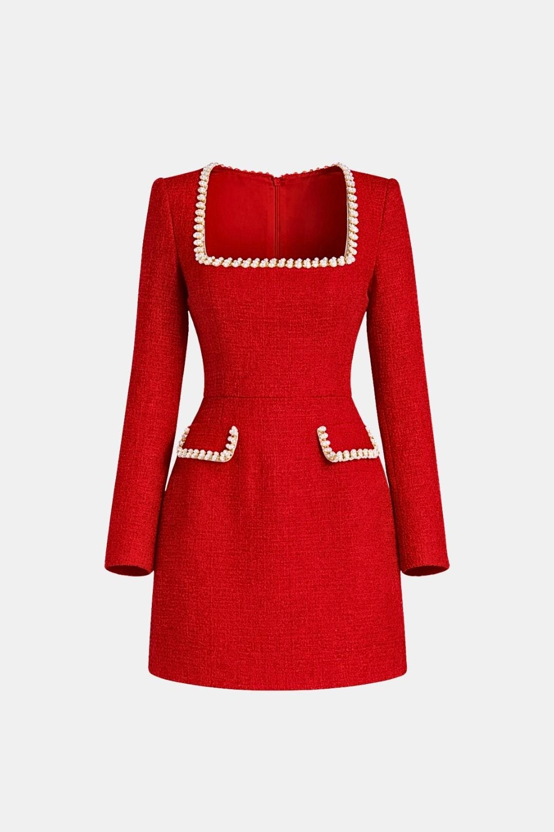 Lana | Women's A-Line Mini Dress with Long Sleeves