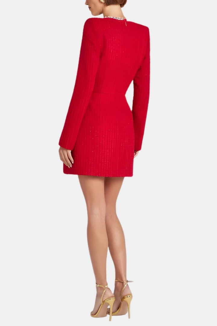 Lana | Women's A-Line Mini Dress with Long Sleeves