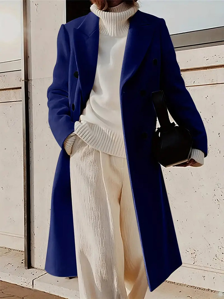 Women's Elegant Long Trench Coat | Timeless Style