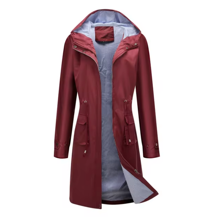 Women's Waterproof Outdoor Jacket with Hood for Ultimate Protection