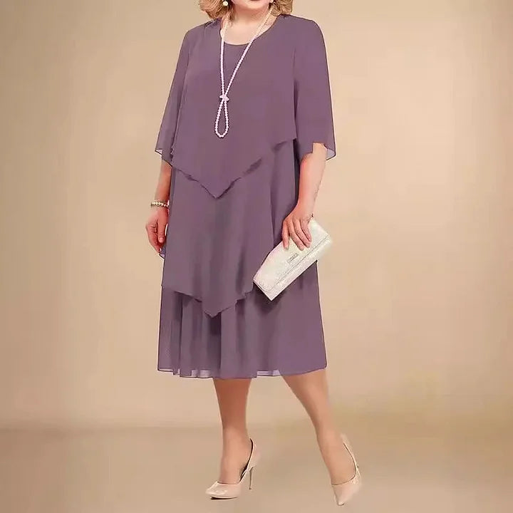 Laura | Women's A-Line Midi Skirt Dress