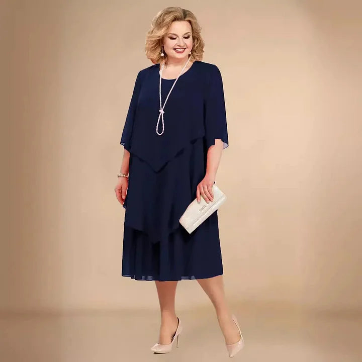 Laura | Women's A-Line Midi Skirt Dress