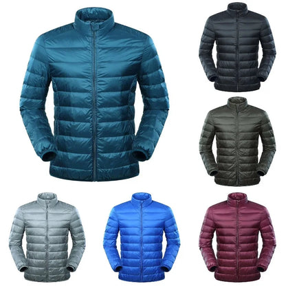 Ultraleichte Daunenjacke für Herren - Warmes Winter-Steppdesign