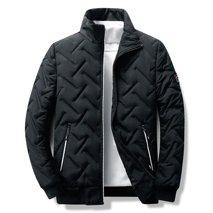 Men's Padded Jacket - Light Blue Transitional Spring Autumn