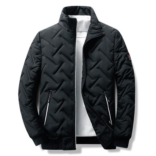 Men's Padded Jacket - Light Blue Transitional Spring Autumn