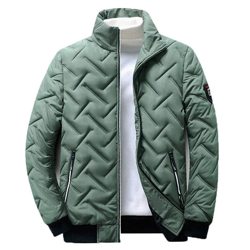 Men's Trendy Comfortable Light Blue Padded Jacket