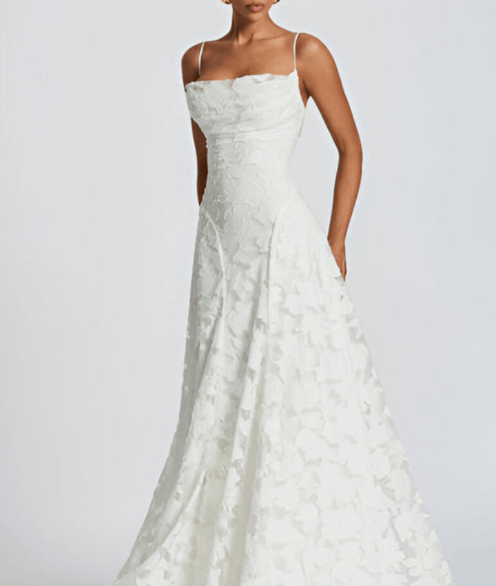 Lilly | Women's Spaghetti Strap A-Line Maxi Dress