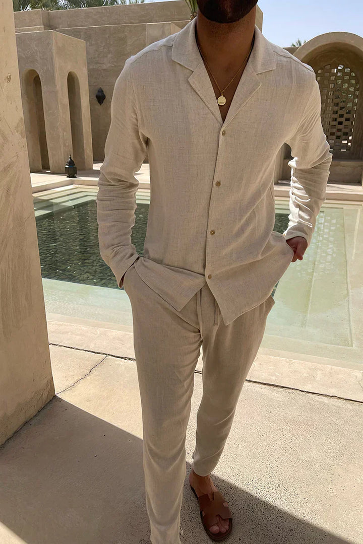 James | Men's Elegant Linen Set for Any Occasion