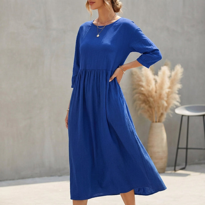 Lola | Women's A-Line Midi Skirt Dress