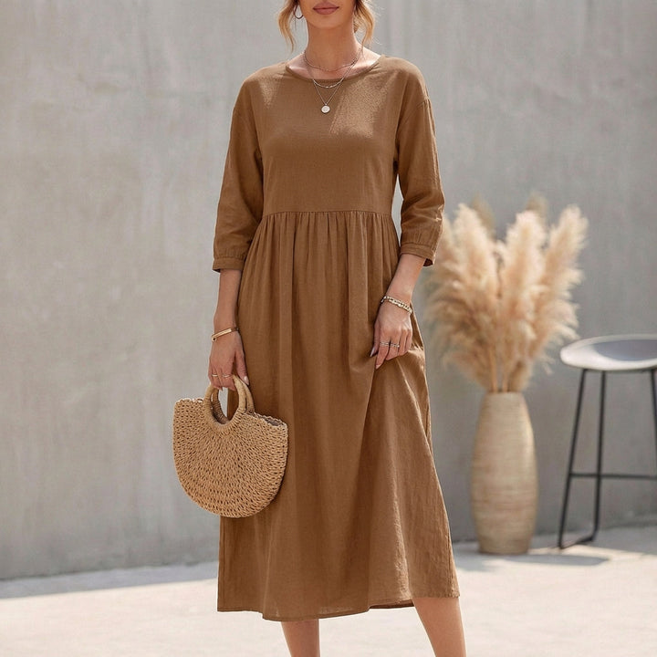 Lola | Women's A-Line Midi Skirt Dress