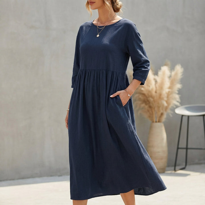 Lola | Women's A-Line Midi Skirt Dress