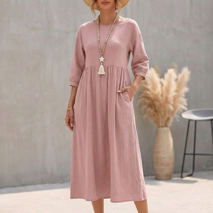 Lola | Women's A-Line Midi Skirt Dress